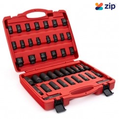 Renegade Industrial RIISS1242 - 1/2" Drive 42 Piece Metric & Imperial Impact Socket Set